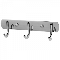 Вешалка д/ванной с 3-мя крючками Рыжий кот  нерж. SSA-017-3 на сайте Стройсервис
