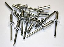 Заклепка вытяжная алюм./сталь 4х16 на сайте Стройсервис
