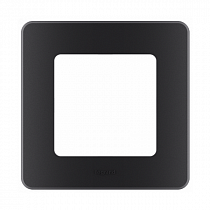 Рамка 1-м Inspiria антрацит Leg 673933 на сайте Стройсервис
