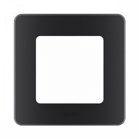 Рамка 1-м Inspiria антрацит Leg 673933 на сайте Стройсервис
