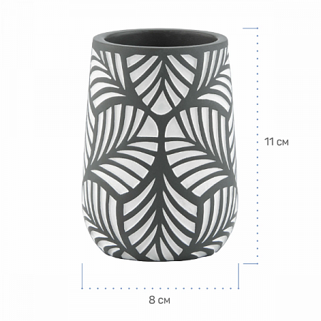 Стакан д/зубных щеток Floret  цемент 75216 Master House (1)