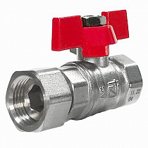 Кран шаровой STI с накидной гайкой 1/2" для котлов на сайте Стройсервис
