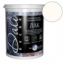 "Dali-Decor" Лак лессирующий перламутровый (бесцветный) 1кг на сайте Стройсервис
