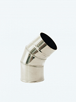 Отвод дымоходный 135°, диаметр 150мм, толщина 0,5мм нерж. сталь на сайте Стройсервис
