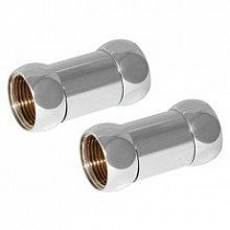 Муфта для полотенцесущителя прямая 1"( пара)  на сайте Стройсервис
