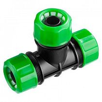 Тройник для шланга пластик 1/2 поливочный на сайте Стройсервис
