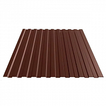 Профнастил RAL 8017  ШОКОЛАД    2,5м  С-20  шир1,15м    на сайте Стройсервис
