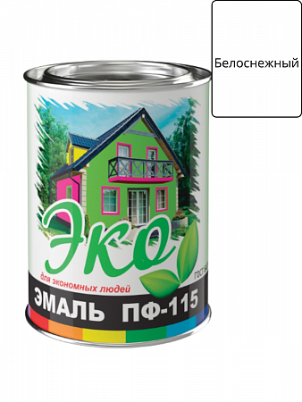Эмаль ПФ-115 ЭКО белоснежная фас. 0.8 кг на сайте Стройсервис
