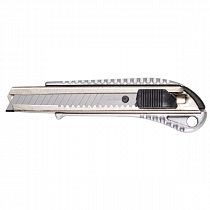 Нож 18 мм, металлический корпус, автоматический фиксатор 73/10/10/1 Вихрь на сайте Стройсервис
