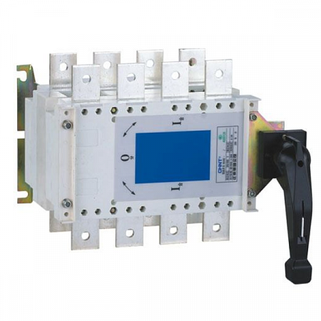 Рубильник перекидной 3п NH40-100/3CS 100А 3 полож. I-0-II стандарт. рукоятка управ. CHINT 393545 на сайте Стройсервис
