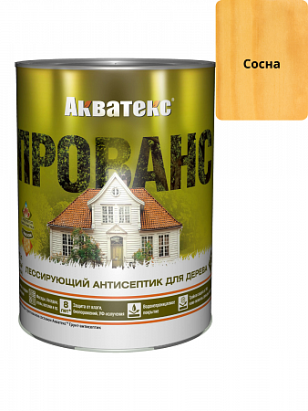 Антисептик лессирующий для дерева Акватекс ПРОВАНС сосна 0,75л на сайте Стройсервис
