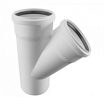 Тройник "Люкс" 50х50\ 45° на сайте Стройсервис
