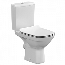 Унитаз-компакт "CARINA NEW CLEAN ON" стандарт с микролифтом Cersanit на сайте Стройсервис
