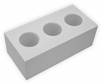 Кирпич лицевой силикатный утолщенный пустотелый Белый М200 на сайте Стройсервис
