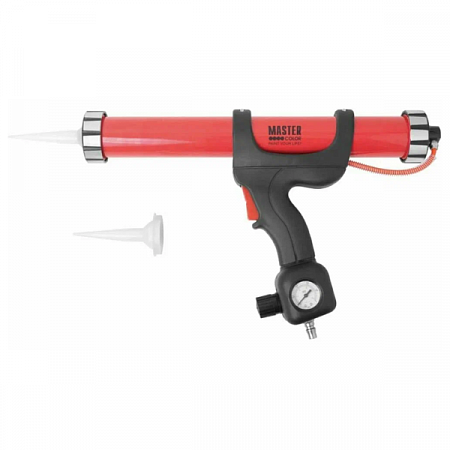 Пистолет пневматический для герметиков 600 мл, с датчиком давления на сайте Стройсервис

