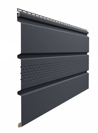 Софит Docke STANDARD с центральной перфорацией (Графит) 3м PSSF-1086 Docke на сайте Стройсервис
