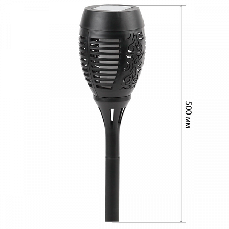 Светильник садовый ERASF012-34 Факел 50см солнечная батарея ЭРА Б0044242 на сайте Стройсервис
