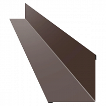 Угол внутренний 50мм*50мм*2м RAL 8017 Шоколад на сайте Стройсервис
