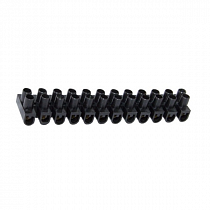 Зажим винтовой ЗВИ- 16мм 60А полипропилен 2,5-16мм2 12пар от -25 до +100°С черный TDM  на сайте Стройсервис
