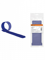 Хомут-липучка ХЛ 12х135 мм синий (20 шт) TDM на сайте Стройсервис
