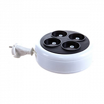 Удлинитель 4х7м без заземл. 6А IP20 У6-002 ШВВП 2х0.75 рулетка UNIVersal 002-7М на сайте Стройсервис
