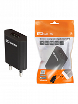 Сетевое зарядное устройство, СЗУ 2, 1 А, 1 USB, черный SQ1810-0002 TDM Electric на сайте Стройсервис
