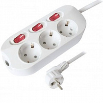 СТАРТ сет. удл. с индивид. выкл. ПВС 3x1 3 роз., 3 выкл. 1.5 м 16A земля, шторки S 3x1-ZDIV на сайте Стройсервис
