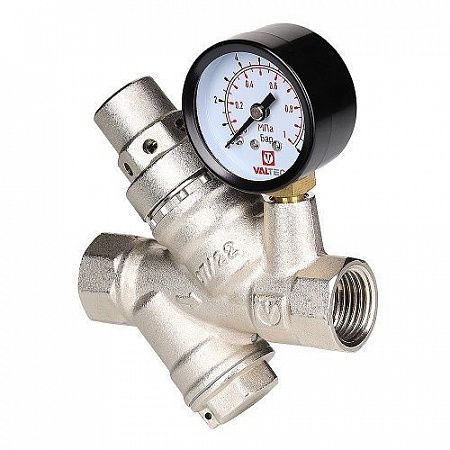 Регулятор давления (2-5 бар) 1/2" с фильтр. и маном. VT.084.N.04 VALTEC на сайте Стройсервис
