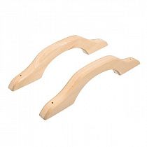 Ручка дверная банная "Фигурная" липа на сайте Стройсервис
