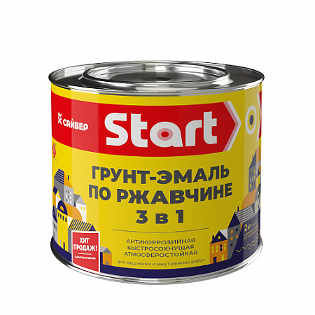 Грунт эмаль голубой  0,8кг Старт *14/ Товар выведен из ассортимента на сайте Стройсервис
