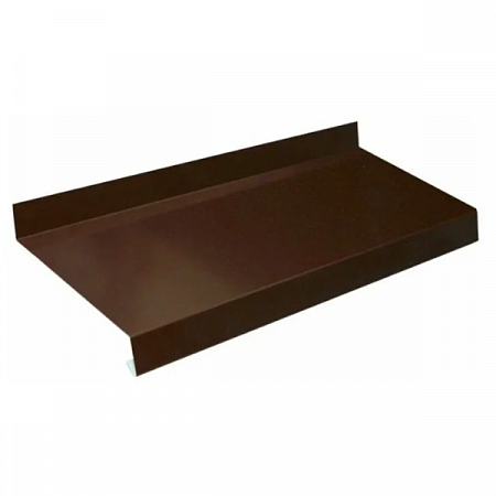 Отлив оконный 75мм*2м RAL 8017 Шоколад на сайте Стройсервис
