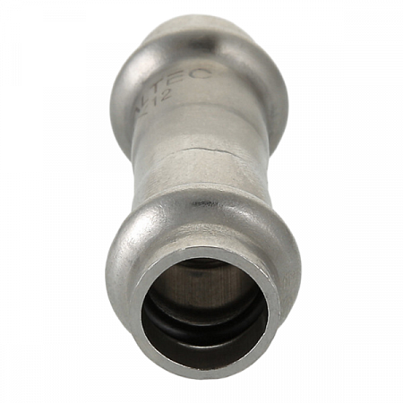 Муфта нерж. сталь соединительная D28 Valtec (1)