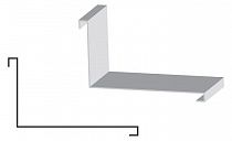 ПланкаПримыкания ВЕРХ 115мм*180мм*2м RAL 6005 Зеленый мох на сайте Стройсервис
