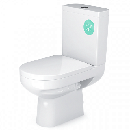 Унитаз-компакт GESSO Home de Luxe ( комфорт  ) W103 на сайте Стройсервис
