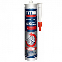 Герметик высокотемпературный TYTAN Professional силиконовый, красный 280 мл