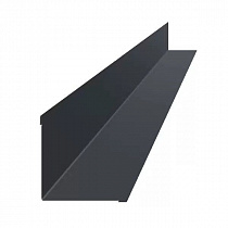 Угол внутренний 30*30мм 2м RAL 7024 Серый графит на сайте Стройсервис

