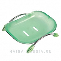 Мыльница пластиковая/настольная (зеленая) Haiba HB333 на сайте Стройсервис
