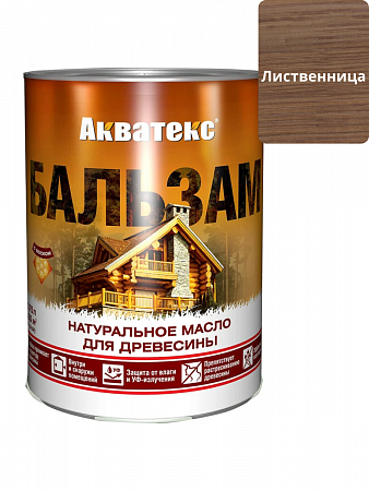Акватекс-бальзам (натуральное масло д/древесины) лиственница 0,75л на сайте Стройсервис
