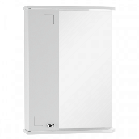 Шкаф-зеркало Классик 50 левый  АЙСБЕРГ DA1048HZ на сайте Стройсервис
