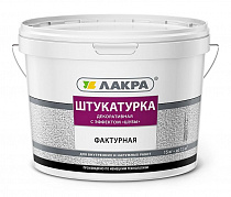 Декоративная штукатурка Шуба 15кг ЛАКРА на сайте Стройсервис
