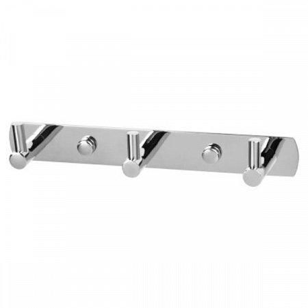 Вешалка настенная д/ванной нерж. Рыжий кот SSA-042-3, 3 крючка на сайте Стройсервис
