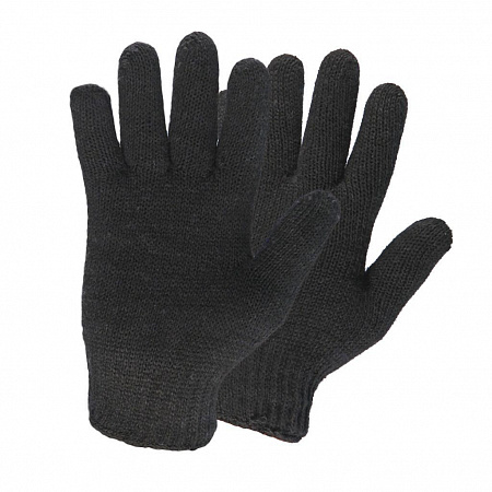 Перчатки полушерстяные двухслойные без ПВХ  на сайте Стройсервис
