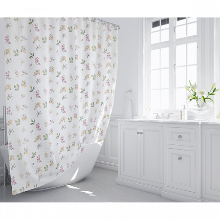 Штора для ванной комнаты FIXSEN FLORA FX-1507