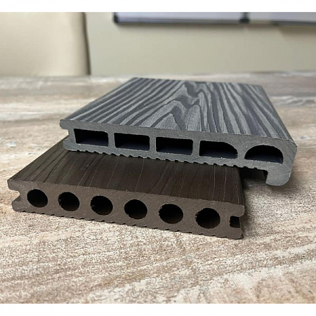 Коммерческая доска 3D ДПК 25*150*4000мм. Венге