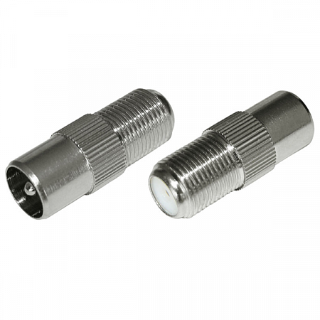 Переходник антенный гнездо F-штекер TV блист. Rexant 06-0025-A на сайте Стройсервис
