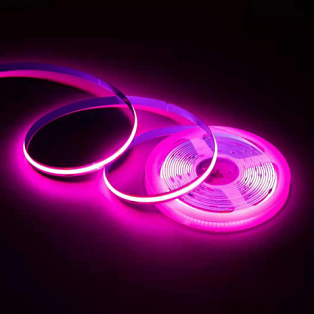 Apeyron лента св/д 24V 11W/m COB 352led/m IP20 розовый 5м 10мм интер 00-356 на сайте Стройсервис
