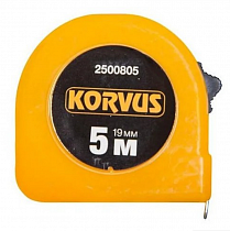Рулетка  5м х 19мм, KORVUS на сайте Стройсервис
