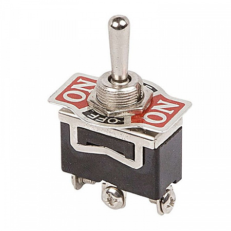 Тумблер 250В 15А (3c) ON-OFF-ON 1п (KN-103)  на сайте Стройсервис
