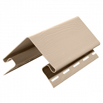 Угол наружный к сайдингу FineBer Classic Color, сандал 3000мм на сайте Стройсервис
