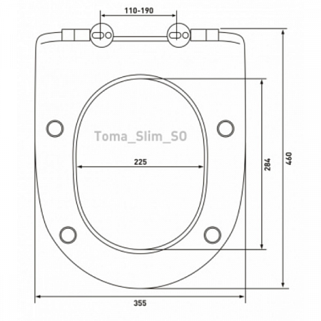 Сиденье для унитаза Toma slim SO BERGES (1)